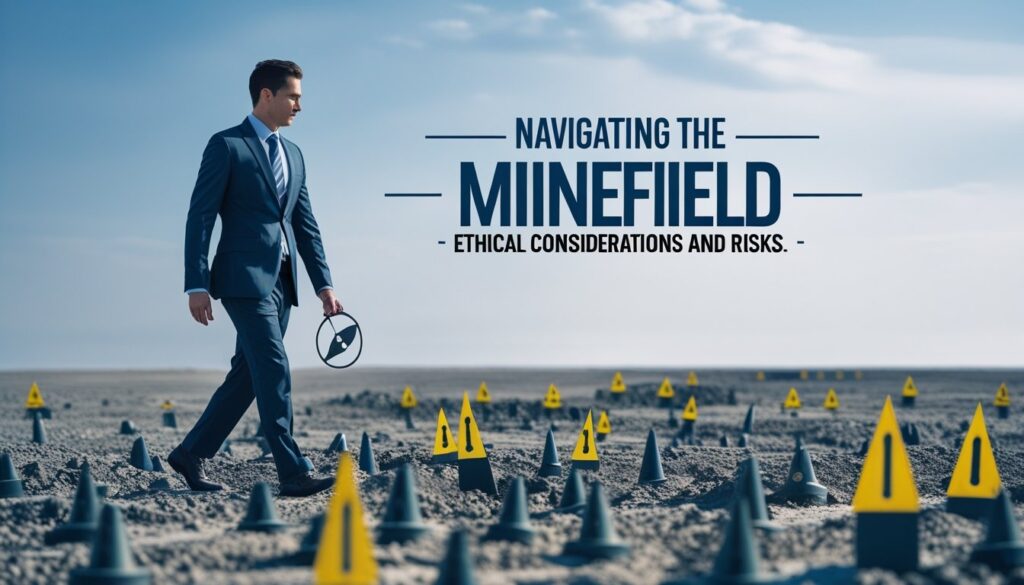 Navigating the Minefield - Ethical Considerations and Risks