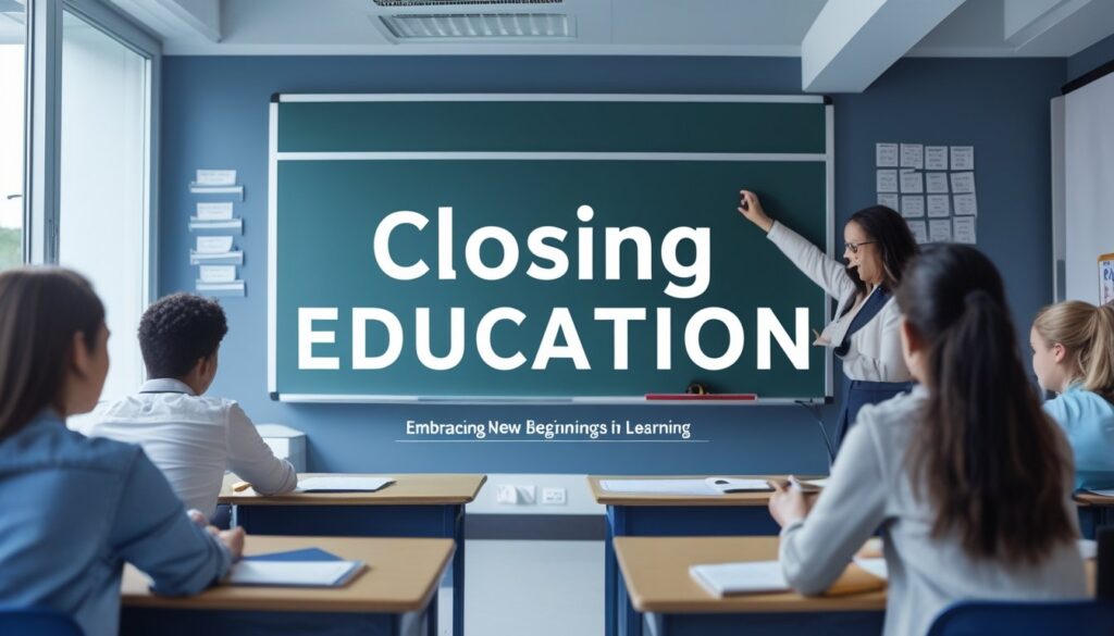 Closing Education