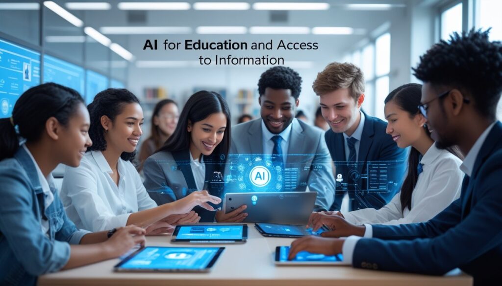 AI for Education and Access to Information