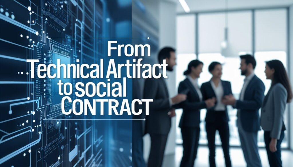From Technical Artifact to Social Contract