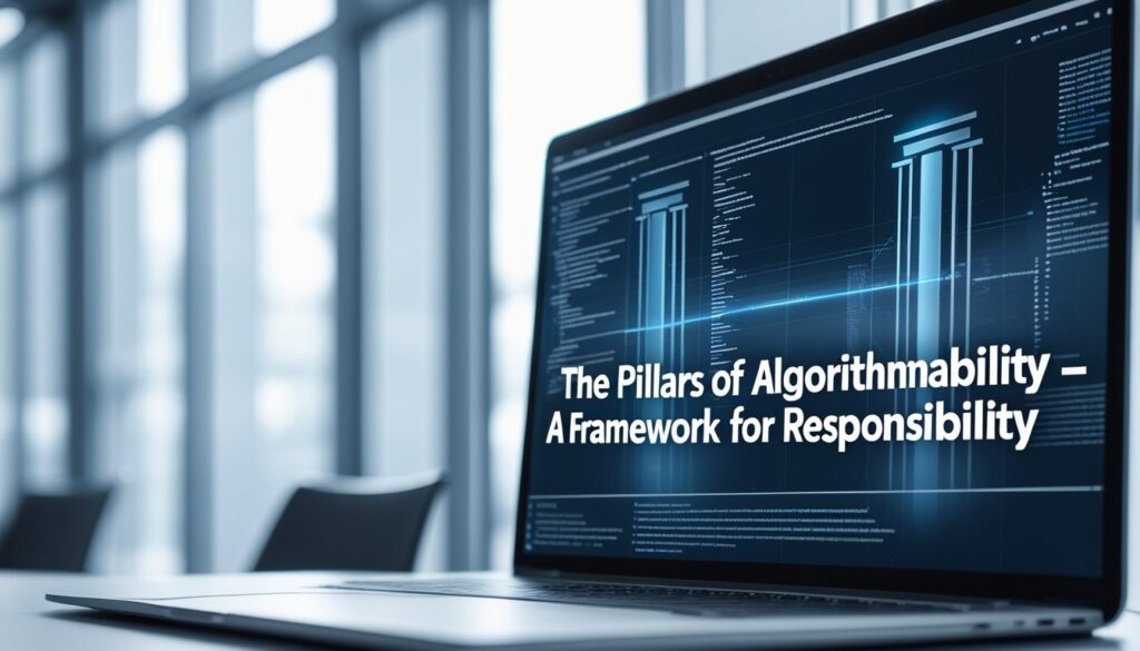 The Pillars of Algorithmic Accountability - A Framework for Responsibility