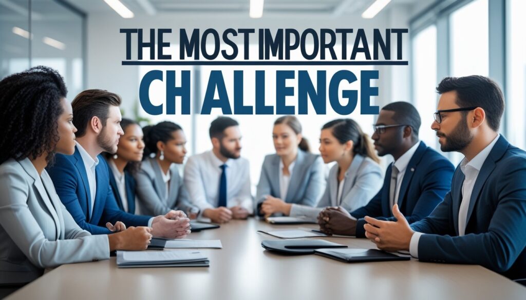 The Most Important Challenge