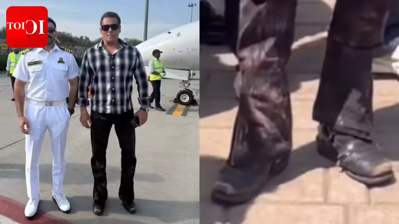 Salman Khan’s Rs 1.5 lakh boots MISTAKEN as ‘phate joote’; fans clap back at trolls |