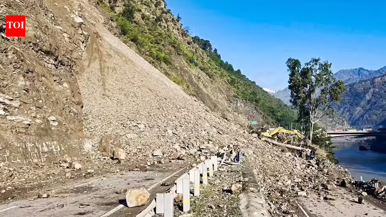 Landslides block Jammu-Srinagar National Highway in Ramban. India News