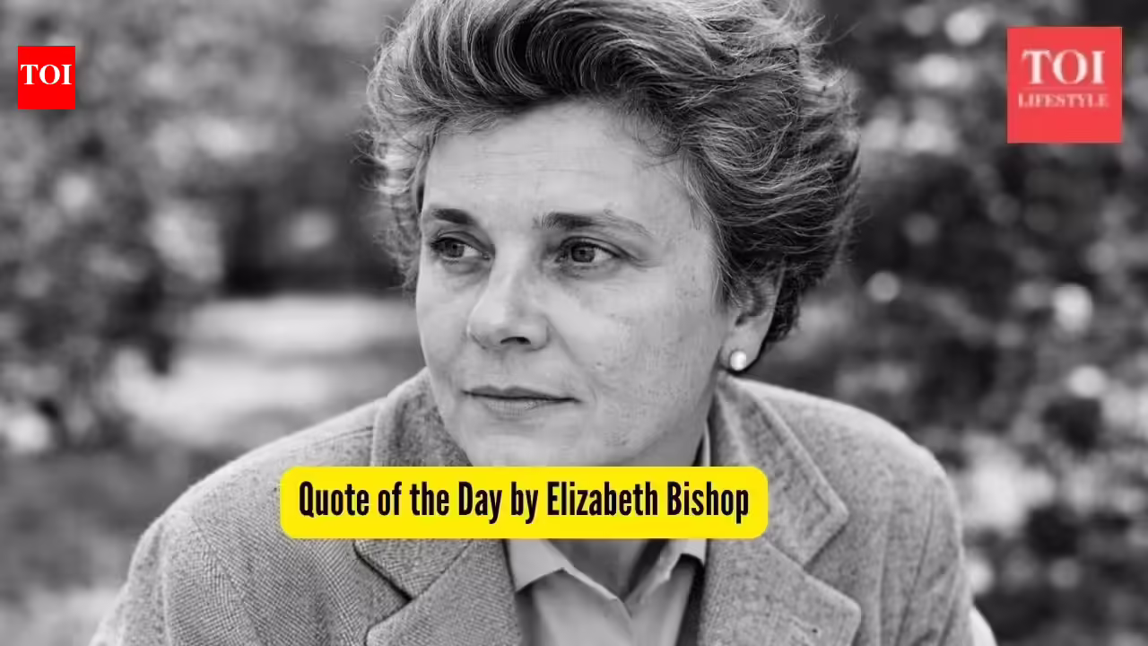 Elizabeth Bishop Quote: Quote of the Day by Elizabeth Bishop, “One shouldn’t get too involved with people who…”