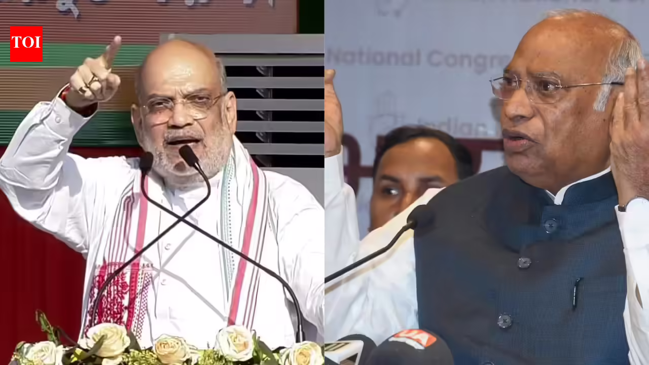Amit Shah slams Mallikarjun Kharge for likening BJP-RSS to ‘snake’ India News