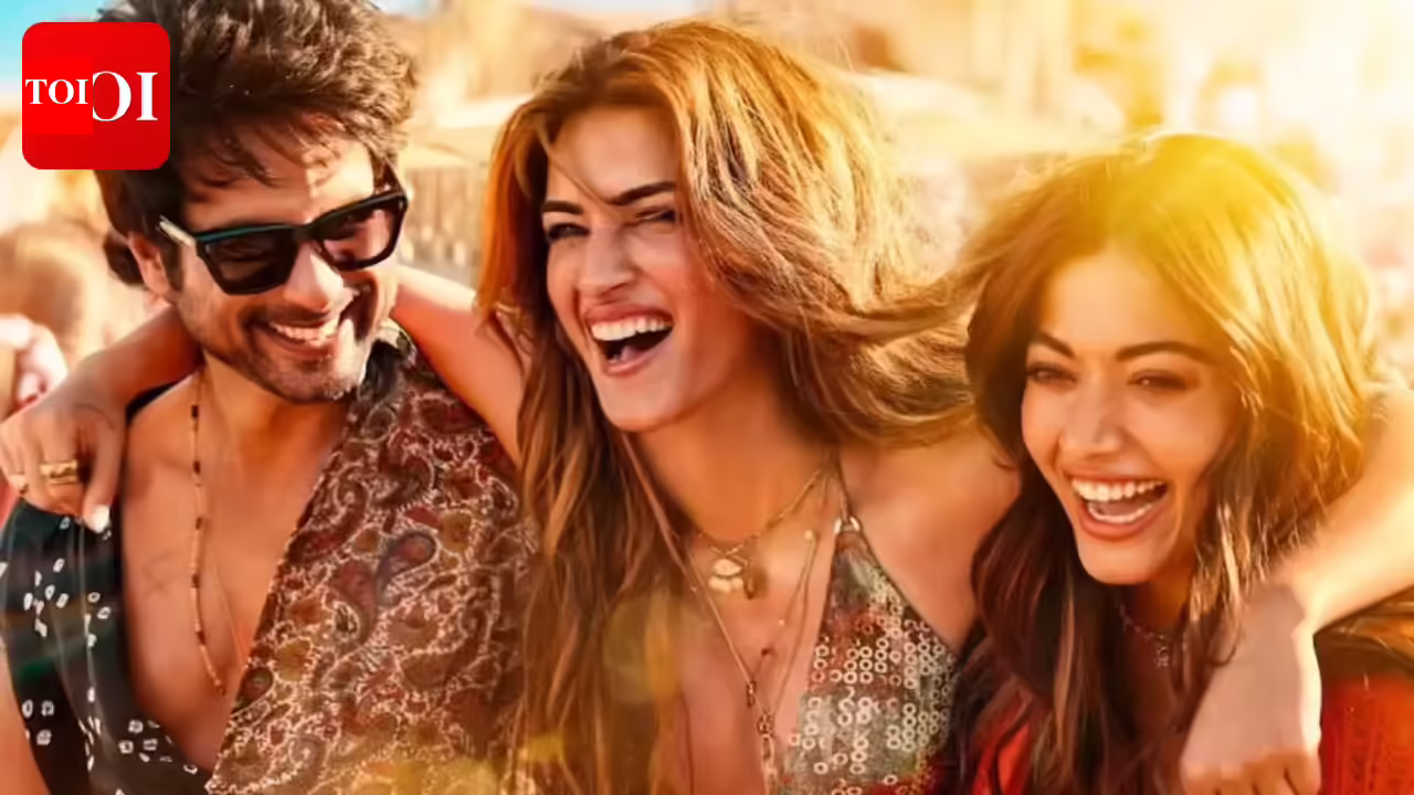 Shahid Kapoor, Kriti Sanon, Rashmika tease ‘Cocktail 2’ song ‘Jab Talak’ | Hindi Movie News