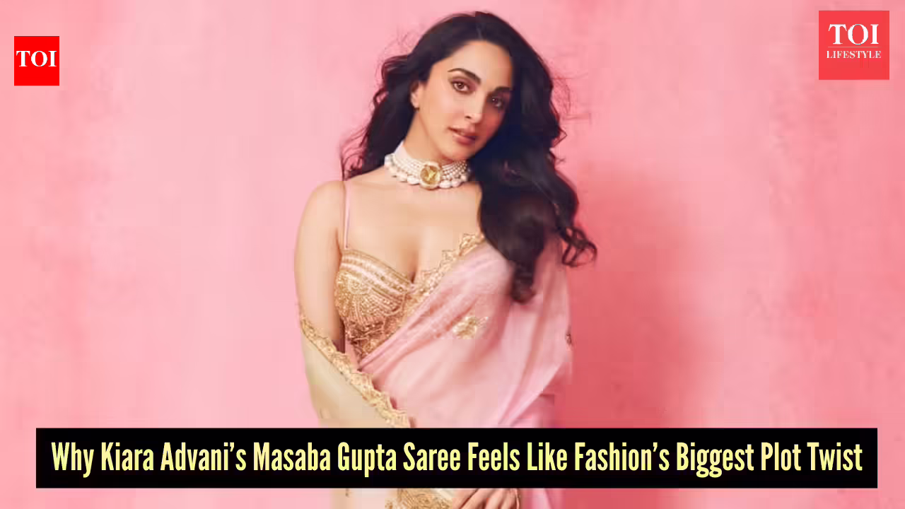 Kiara Advani: What makes Kiara Advani’s Masaba Gupta saree the internet’s latest fashion obsession?