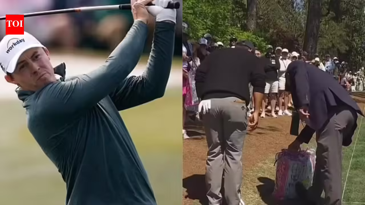 Masters takes a wild turn as Matt Fitzpatrick spills fan beer before Xander Schauffele and Bryson DeChambeau add to chaos | International Sports News