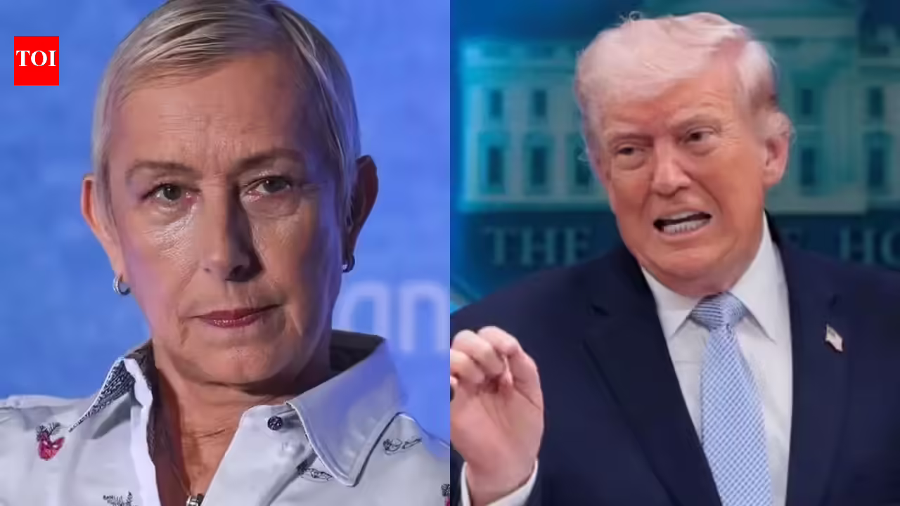 Tennis legend Martina Navratilova points out big split after Donald Trump attacks Candace Owens and other podcasters in fiery post | International Sports News