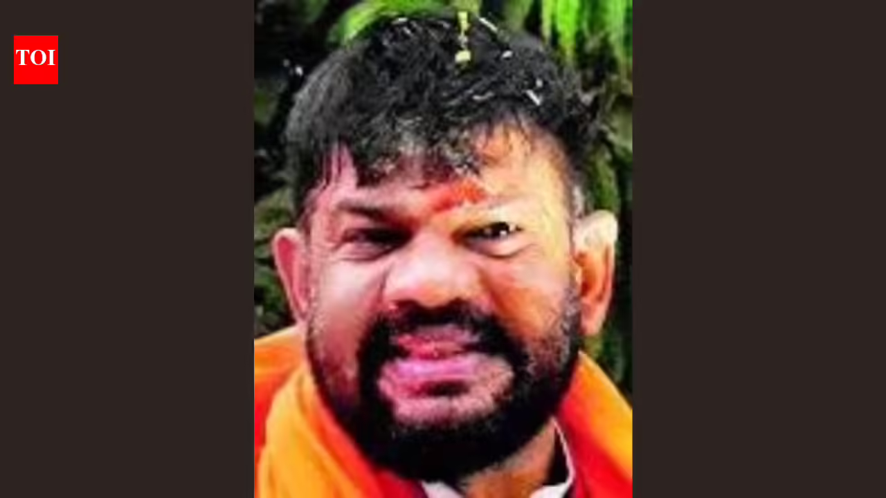 BJP nominee, out on bail with 56 criminal cases, files papers. India News