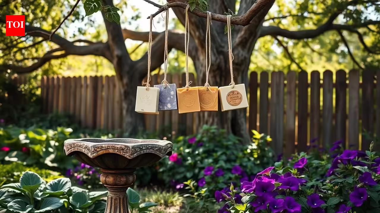 Why gardeners are hanging soap bars to ward off unwanted visitors.