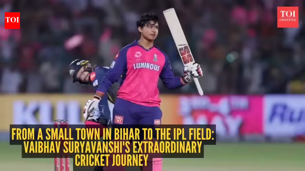 Vaibhav Suryavanshi: From a small town in Bihar to the IPL field: Vaibhav Suryavanshi’s extraordinary cricket journey that’s an inspiration to a billion Indians.