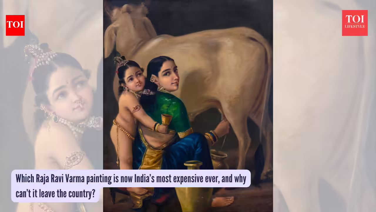 Which Raja Ravi Varma painting is now India’s most expensive ever, and why can’t it leave the country?