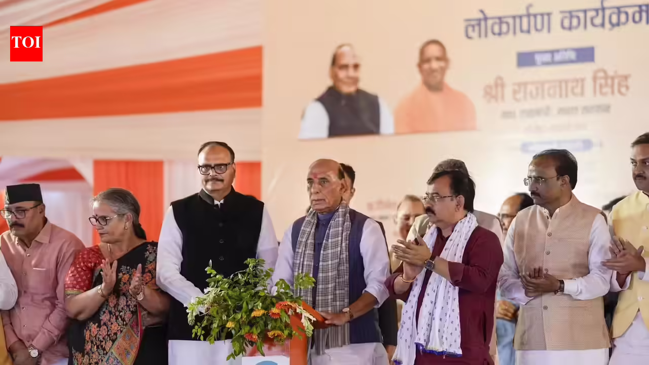 Lucknow set to emerge as major supply hub: Rajnath | Lucknow News