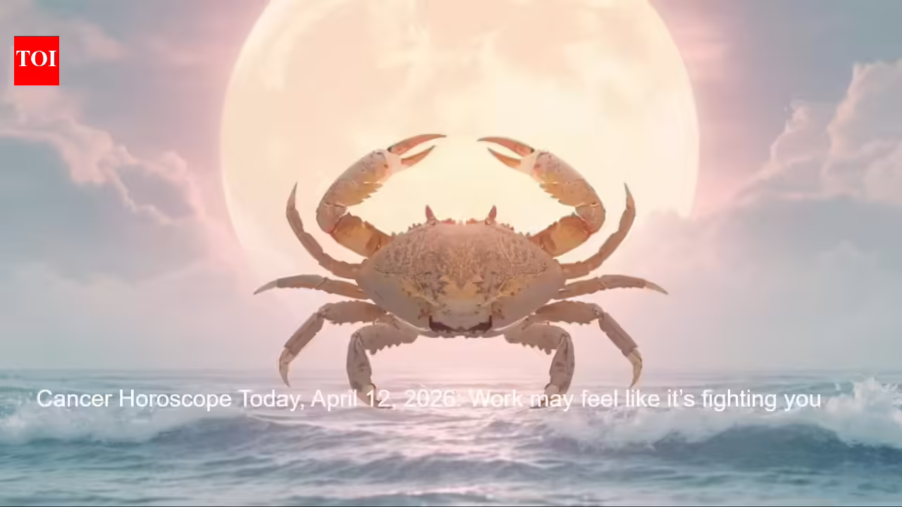 Cancer Horoscope Today, April 12, 2026: Work may feel like it’s fighting you