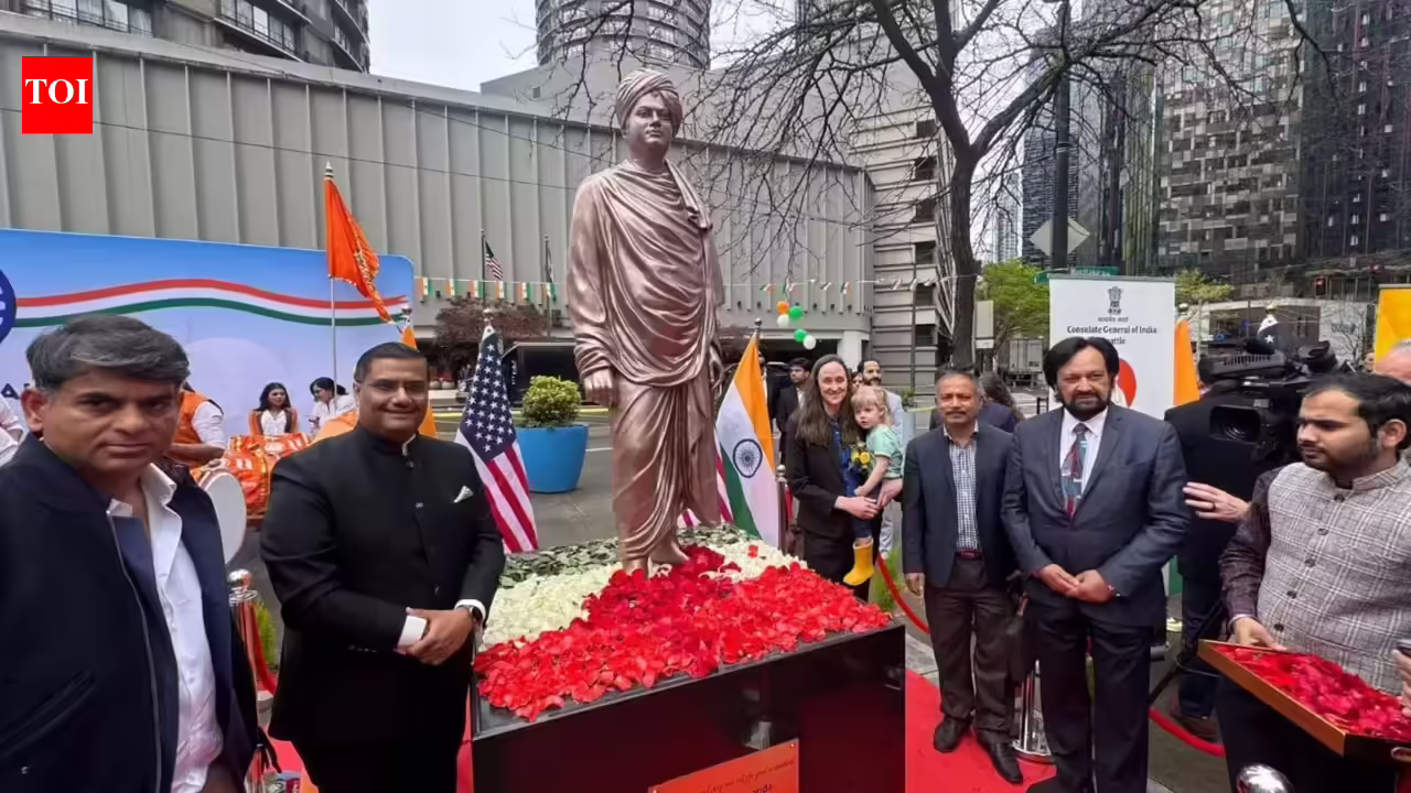 ‘Meaningless civic gesture’: MAGA backlash erupts over Swami Vivekananda’s statue in Seattle | world news