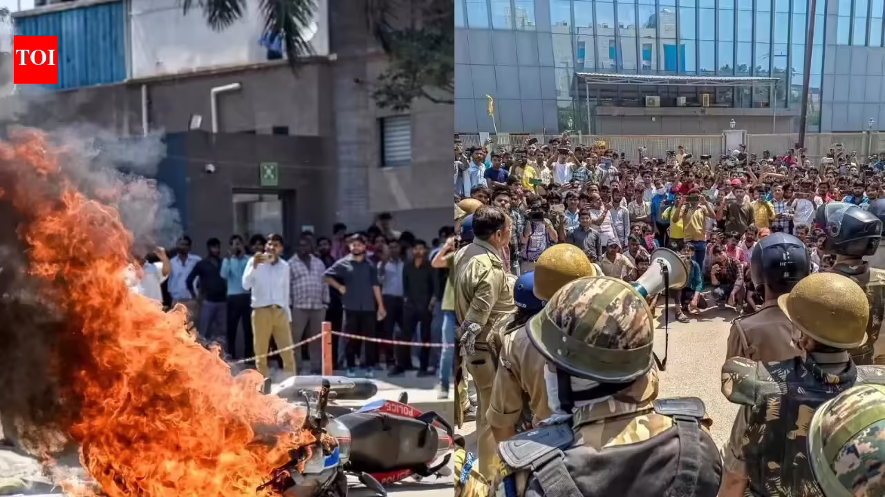 Pakistan link noida protest: Noida Wage Protests Turn Violent: Over 350 Arrested as Authorities Probe Outsider Involvement | Noida News