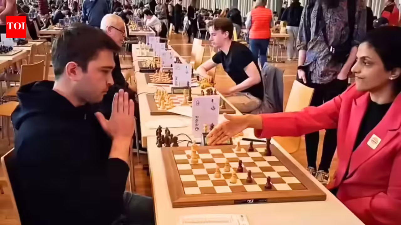 No handshake! India’s Harika Dronavalli breaks silence on Uzbek GM’s ‘Namaste’ | Exclusive | Chess News