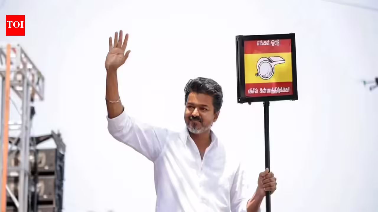 Tamil Nadu polls: Vijay’s Tiruppur rally called off after 15 faints in scorching heat. India News