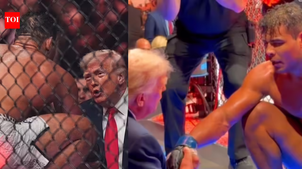 Paulo Costa Trump Exchange: Donald Trump’s cageside exchange with Paulo Costa at UFC Miami turns viral after unexpected comment on fighter’s looks. International Sports News