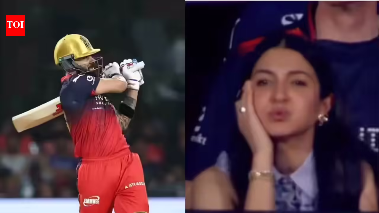 Anushka Sharma’s reaction goes viral as Virat Kohli misses fifty vs LSG – Watch | cricket news