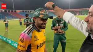 ‘Saari nazar utaar denge’: PSL CEO wards off ‘evil eye’ for Pakistan’s Babar Azam, video goes viral – Watch | cricket news