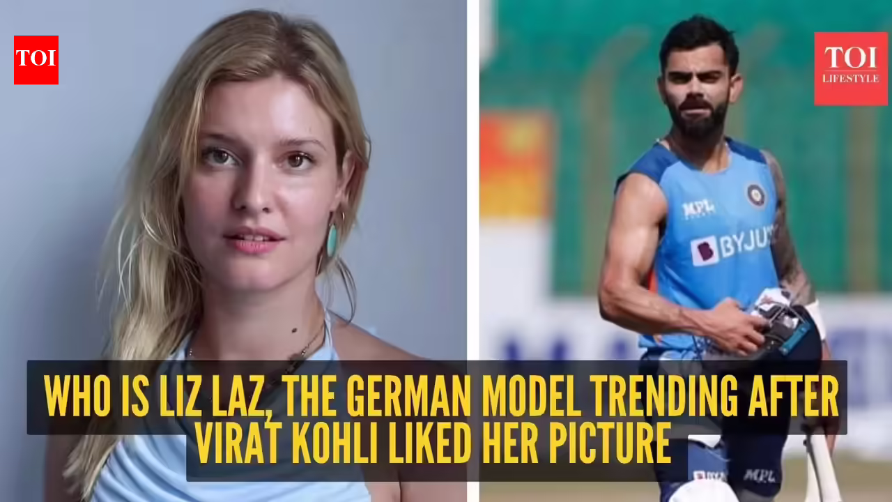Who Is Liz Laz: ‘Algorithm strikes again, Virat Kohli?’ Who is Liz Laz, the German model trending after cricket star liked her picture |
