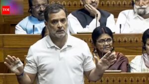 ‘Whole thing tied to number 16’: Rahul Gandhi’s intriguing dig at Center during Delimitation debate. India News
