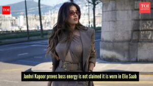 Janhvi Kapoor walks into the corporate core in chic Elie Saab outfit, and suddenly everyone else seems underdressed