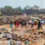 Temple beautification drive: 200 illegal structures razed near Rajrappa Temple; Shopkeepers claim neglect and seek rehabilitation. Ranchi News
