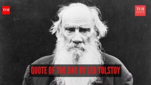 Quote of the day by Leo Tolstoy: “The changes in our life must come from the impossibility to live otherwise than according to the demands of our conscience not from our mental resolution to try a new form of life”