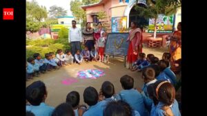 Attendance, enrollment rise as headmaster revamps rural school in Bagaha. Patna News