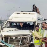 3 crushed to death on DME by mini-bus | Noida News