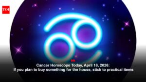 Cancer Horoscope Today, April 18, 2026: If you plan to buy something for the house, stick to practical items