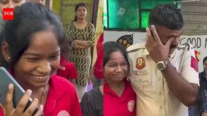 Head Constable Than Singh: Head constable’s support helps girl clear class 10 boards; emotional celebration video goes viral