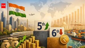 Explained: On way to 4th largest, how India slipped to 6th rank & what it means for 3rd largest economy dream
