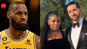 Serena Williams’ husband Alexis Ohanian reacts to $1.4 billion LeBron James daughter Jhuri James viral LOVB serve | International Sports News