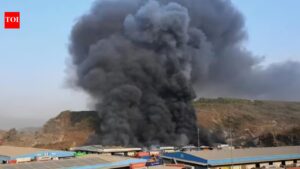 Major fire breaks out at chemical warehouse in Panvel, no injuries reported. Mumbai News