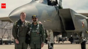 IAF chief takes sortie on advanced US jet that bombed Iran