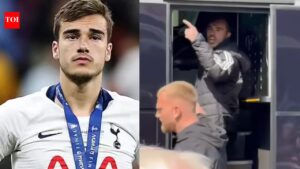 What did Harry Winks say in X rated outburst at fans after Leicester City loss to Portsmouth sparks relegation fears. International Sports News