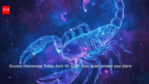 Scorpio Horoscope Today, April 19, 2026: Stay quiet, protect your plans