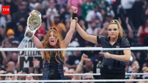 AJ Lee vs Becky Lynch result: How The Man defeated her daughter’s favorite wrestler to win IC Championship | wwe news