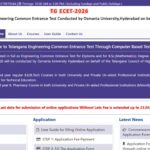 TS ECET 2026 registration deadline extended till April 23: Check direct link to apply here