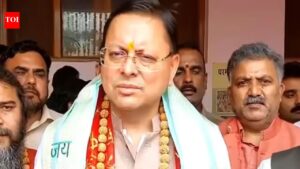 Uttarakhand CM slams opposition as ‘anti-women’ for blocking women’s quota. India News