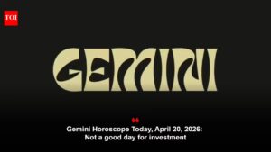 Gemini Horoscope Today, April 20, 2026: Not a good day for investment