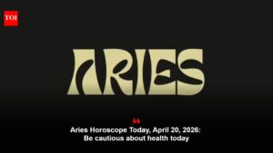 Aries Horoscope Today, April 20, 2026: Be cautious about health today