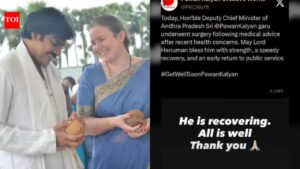 Pawan Kalyan surgery update: Anna Konidela says ‘He is recovering’; ‘Ustaad Bhagat Singh’ actor advised rest. Telugu Movie News