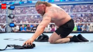 Did Brock Lesnar retire? Here’s what his WrestleMania 42 gesture means. wwe news