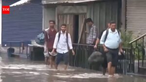 Guwahati reels under waterlogging after heavy rain; normal life hit, schools closed | Guwahati News